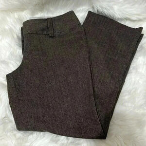 Maurices Brown Flared Leg Dress Pants (size 7/8 short)